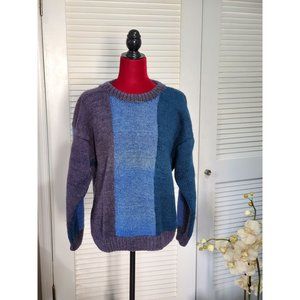 LOST HORIZONS 100% HIMALAYAN WOOL PULL OVER SZ M 713